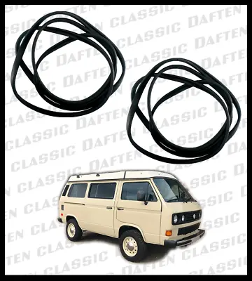 1980-91 VW Vanagon Door Weatherstrip PAIR 2pcs Volkswagen T25 251837911B • $165