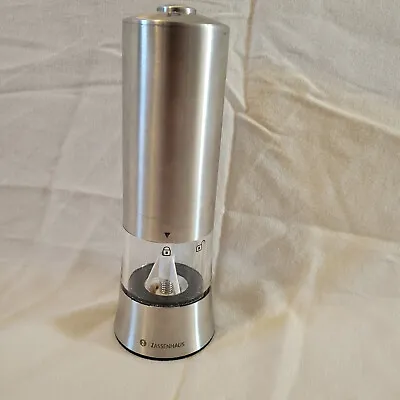 Zassenhaus Gera Electric Pepper Mill Button Activated Led Light Made In Germany • $32.99