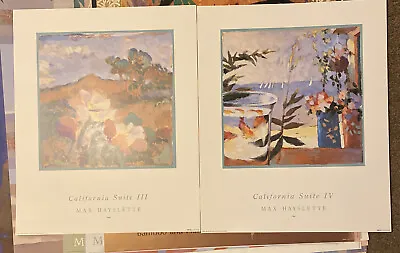 Max Hayslette Lithograph 1990 California Suite III & IV Devon Edition Seattle WA • $60