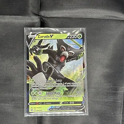 Carta Pokémon Zarude V Astri Lucenti 016/172 Near Mint Pack Fresh Ita • $2