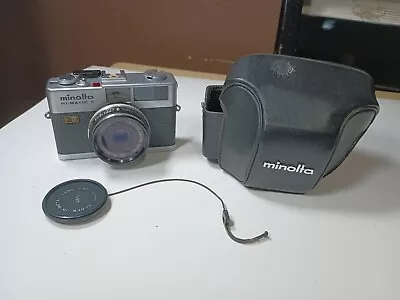 Minolta Hi-Matic F 35mm Rangefinder Camera + 38mm F/2.7 Rokkor Lens - AS IS • $39