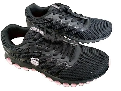 K-Swiss Tubes Comfort 200 Women's Running Shoes Sneakers Black Pink Size 9 M • $34.95