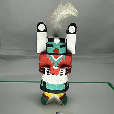 Vintage Kachina Route 66 Native American Wood Painted Mini Hunter • $30