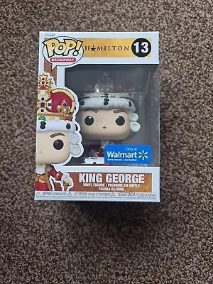 Funko Pop! Broadway Hamilton King George Exclusive Vinyl Action Figure #13 • £12.75