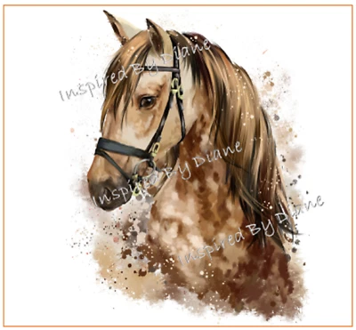£4.99 • Buy Furniture & Wall Clear STICKER / Cut & Stick / Decal / Brown / Horse / Head /D29