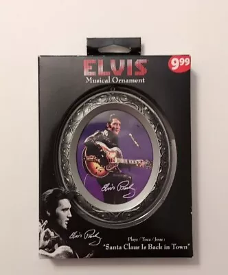 Elvis Presley  Musical Ornament  -  Santa Claus Is Back In Town  - New In Box • $19.99