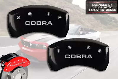 2007-2014 Ford Mustang Shelby GT 500 Black Rear MGP Brake Caliper Covers  Cobra  • $185