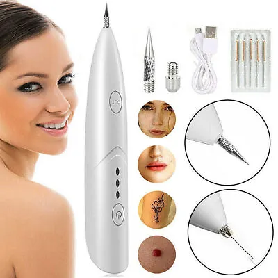 USB LCD Laser Skin Tag Freckle Wart Dot Mole Remove Pen Dark Spot Tattoo Removal • $10.88