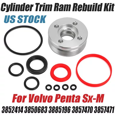 Trim Ram Rebuild Kit For Volvo Penta Sx-M SX-S Cylinder 33857470 3857471 3885196 • $35.99
