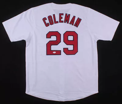 Vince Coleman Signed St. Louis Cardinals White Home Jersey (JSA COA) • $69.95