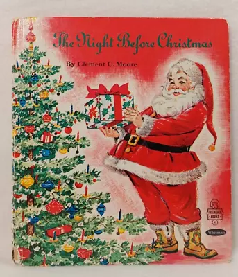 The Night Before Christmas Vintage 1963 Book Storybook Picture Book Whitman • $16.99