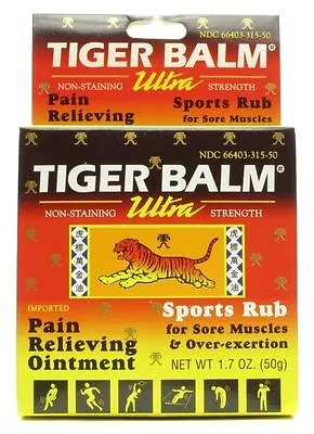 Tiger Balm Ultra Strength Pain Relieving Ointment Works Where It Hurts 50 GM • $9.99