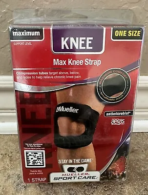 Mueller Sport Care Max Knee Strap Support Level Maximum One Size #59857 • $24