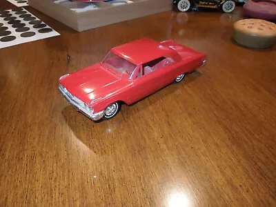 1963 Galaxie Plastic Toy Car Traction Vintage Red Antique Two Door Thunderbird • $15.13