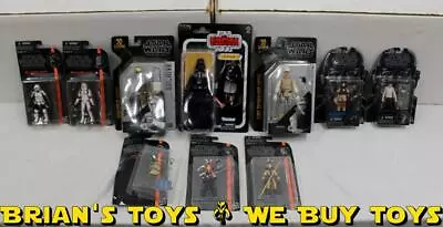 Star Wars Lot Of 10: Bastila Shan Clone Pilot Black Series Mara Jade & More NR • $1.25