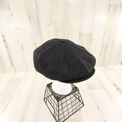 Vintage Malrov Distinctive Headwear Wool Newsboy Ear Flap Cap Hat USA Large • $24.99