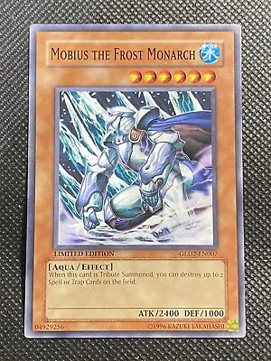 YuGiOh! - Mobius The Frost Monarch GLD2-EN007 Common Limited Edition Near Mint • $4.95