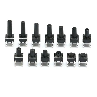 Vertical Momentary Tactile Push Button Switch SPST Miniature Mini Micro PCB • $2.99