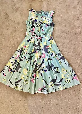 H&M Women's Size 6 Floral Retro Vintage Style Summer Spring Dress • $38.44