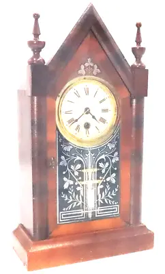 Antique Ansonia Miniature Steeple (Sharp Gothic V.P.) Clock - 1894 • $112