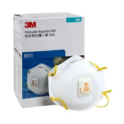 *10-Pieces* 3M Particulate Respirator NIOSH N95 Protective Face Mask 8511 • $24.99