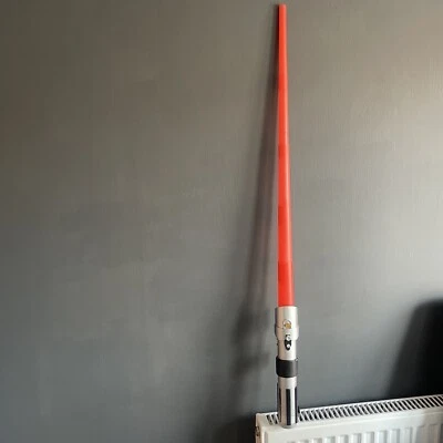 £3 • Buy Rare Vintage Star Wars Lightsaber Extendable Red 2002 Cos Play Collectable