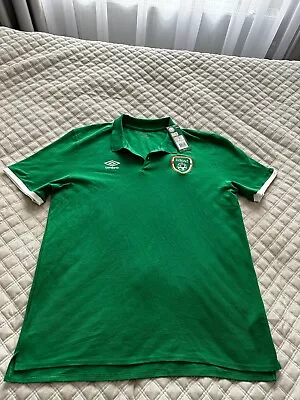 Ireland Umbro Football Polo Shirt Size Xxl *new* • £2.20