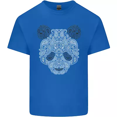 Paisley Panda Bear Mens Cotton T-Shirt Tee Top • £8.75