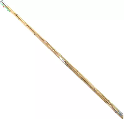 Bamboomn Bamboo Vintage Cane Fishing Pole With Bobber Hook Line And Sinker • $20.99