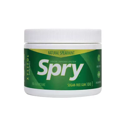 ^ Spry Xylitol Dental Chewing Gum Spearmint 100 Pieces • $25.72