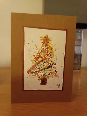 £2.50 • Buy Hand Painted Christmas Card