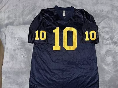 University Of Michigan Football Tom Brady #10 Game Jersey XXL • $44.99