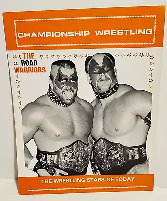 Vtg Championship Wrestling Superstars Of Today Photo Booklet Wwf Road Warriors • $8.50