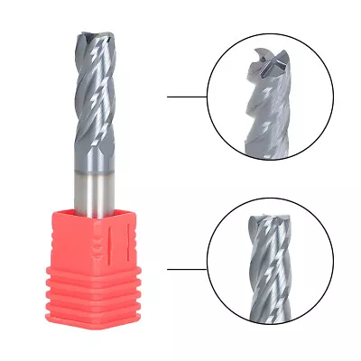 3/8  4 Flute Carbide End Mill - .020 Radius 1  Cut Length 2-1/2  Overall Length • $15