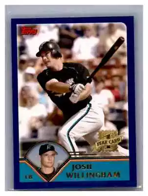 2003 Topps Traded & Rookies - [Base] #T222 - Josh Willingham  Baseball Card • $1.65