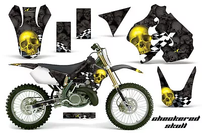 Dirt Bike Graphics Kit Decal Sticker Wrap For Suzuki RM250 1996-1998 CHECKER Y K • $169.95