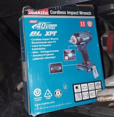 Makita TW004GZ 40v Max XGT 1/2  Brushless Impact Wrench Body Only • £170