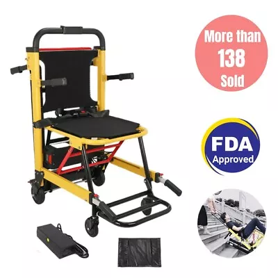 Motorized Stair Climbing Wheelchair Elevator Stairlifts Mobility Chair Battery • $915.98