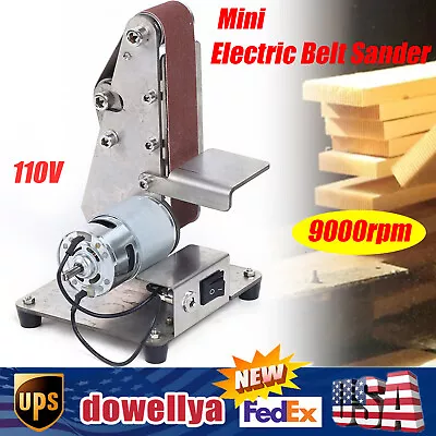 Electric Grinder Belt Sander Polishing Grinding Machine Vertical  Belt Sander • $47.50