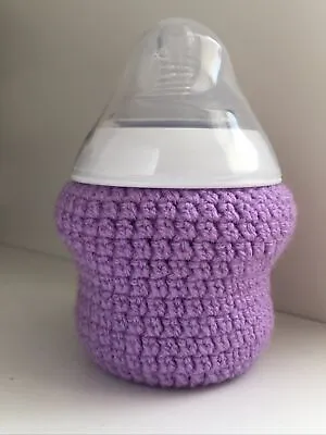 £2.99 • Buy Crochet Baby Bottle Cover For Tommee Tippee 5oz/ 150ml Bottle