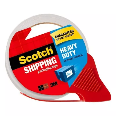 1.88 In. X 54.6 Yds. Heavy-Duty Shipping Packaging Tape With Dispenser Free Ship • $9.50