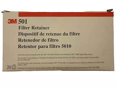 20pcs=10 Pair 3M 501 Filter Retainer FOR 5N11 AND 5P71 7502 6200 • $99