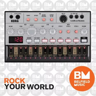 Korg Volca Bass Analogue Bassline Synthesizer Synth Synthesiser - BNIB - BM • $289