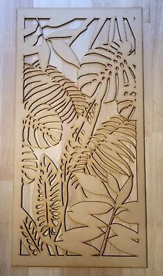 Jungle Leaf Decorative Screen Radiator Cabinet Panel 2FT X 4FT 3mm 6mm 0044 • £24.65