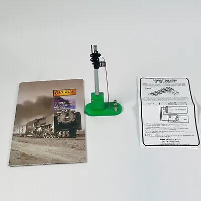 MTH RailKing Operating Semaphore O Scale Signal Box 30-1075 #151 • $39.99