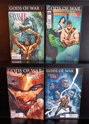 Civil War II: Gods Of War 1-4 NM+ 9.6 (Marvel Comics 2016)  **Complete Set** • $14.99