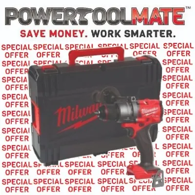 £138.99 • Buy Milwaukee M18FPD3-0X 18v Fuel Combi Drill In Case - NEW 4TH GEN