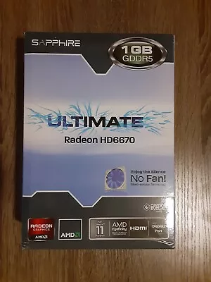 Sapphire Ultimate AMD Radeon HD6670 Silent Video Card - Excellent Condition • $39.99