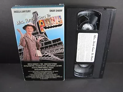 Mrs. 'Arris Goes To Paris VHS Angela Lansbury Omar Sharif Bonneville Family  • $39.99