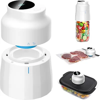 Electric Mason Jar Vacuum Sealer - 3 In 1 Vacuum Sealer Kit For Canning Jars/Vac • $72.34